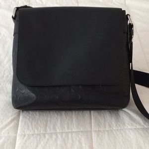 Coach Leather Messenger Bag
